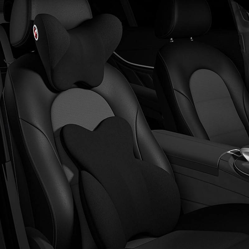 

Car Seat Headrest Pillow for Ford Explorer 2020-2023, Ergonomic Car Head Support Car Accessories,B Black-2 1