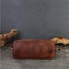 Johnature Large Capacity Genuine Leather Tote Bag Vintage Soft Cowhide Personalized Wide Shoulder Strap Shoulder Bag