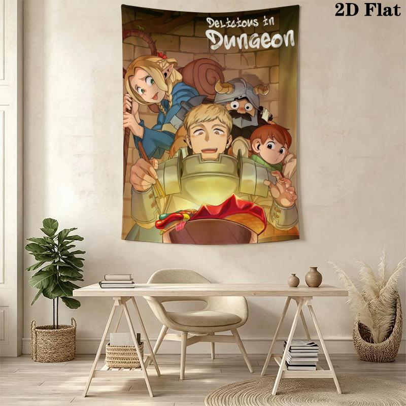 Anime Maze-themed Pattern Pattern Home Decor Tapestry, Wall Hanging, Decorative RV Wall Cloth.XGT0914300