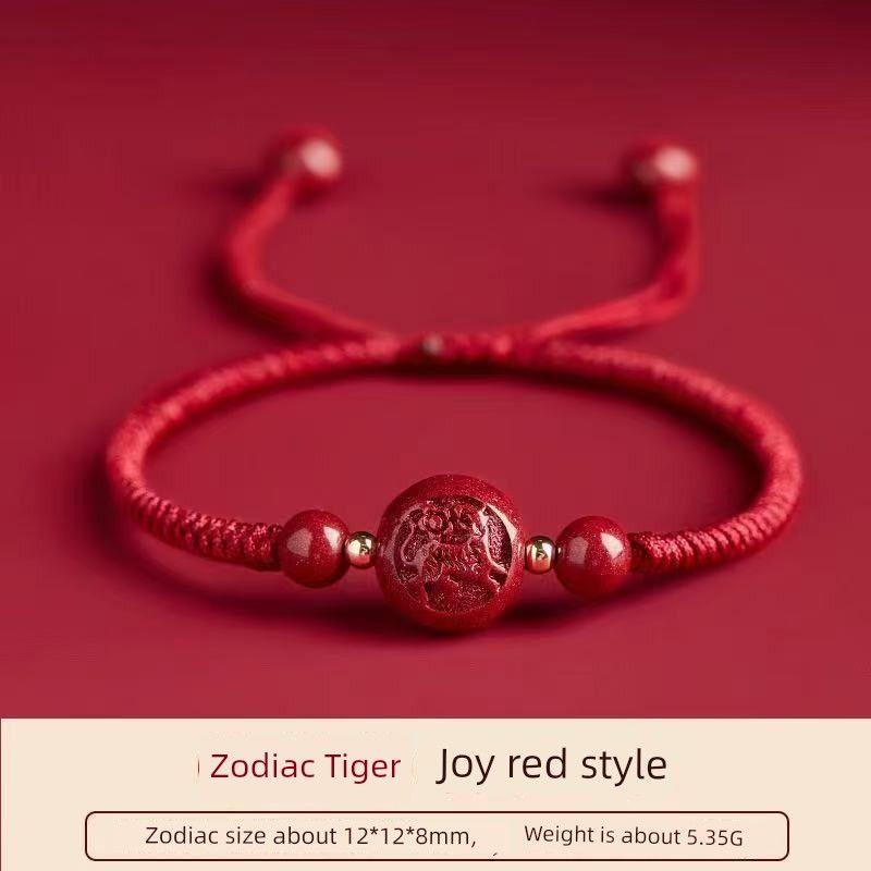 

Привлекайте Богатство и Сокровища Красный Ручной Ремешок Зодиак Дракон Кролик Лошадь Тигр Змея Транспорт Защита Тела Браслет Плетеный Браслет из Счастливых Бусин Zodiac [Tiger] High Content [Joy Red]]