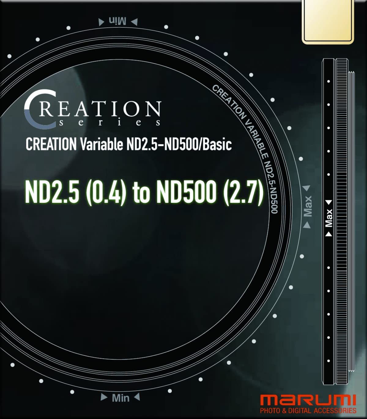

Marumikoki 67mm CREATION VARIABLE 67mmcreationvariB ND2.5-ND500/B [Variable ND]