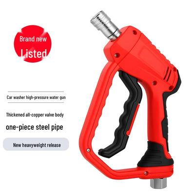 Universal 4000 PSI High-Pressure Stainless Steel Car Wash Spray Gun with 1/4 Quick Connect