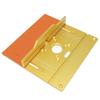 Router Table Insert Plate Aluminum Alloy Wood Milling Flip Board Trimming Machine Engraving Auxiliary Tool Woodworking Benches