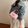 Korean niche simple casual portable small bag women's 2025 summer new high-end messenger shoulder small square bag