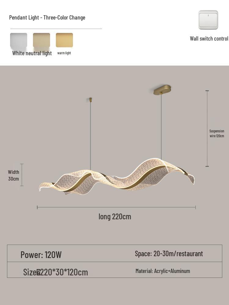 Nordic Starry Sky Wave Chandelier - Modern Designer Lighting for Restaurants, Hotels, Bars, and Tea Rooms