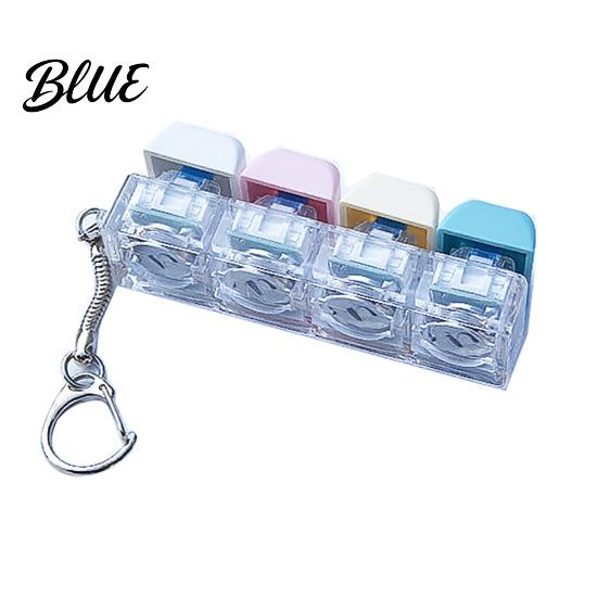 Fingertip Fidget Keyboard Toy Silent Stress Relief Keychain with LED Work Break Light Decompression Button Finger Clicker Sensory for Adults