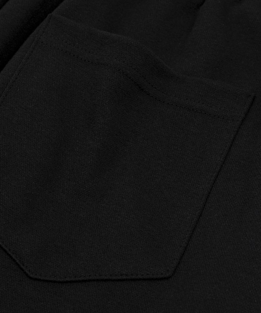 LETTERCOMO Soft Mesh Sweat Bermuda Shorts Black