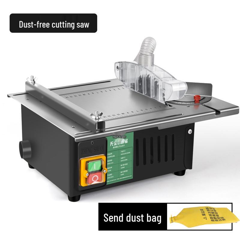 High-Power Mini Table Saw for Woodworking: Multi-Functional Sliding Electric Saw for Home Renovation and Cutting Boards