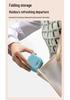 Portable Neck-Hanging USB Fan with Foldable Stand and Makeup Mirror