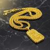 Guanyin Dragon Necklace Gold Plated Pendant for Men and Women Jewelry Gift Ideas