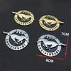 Car Sticker 8X7CM Car Accessories Running Horse 40TH ANNIVERSARY Logo for Ford Shelby GT Emblem Metal Badge Rear Turnk Car Stick