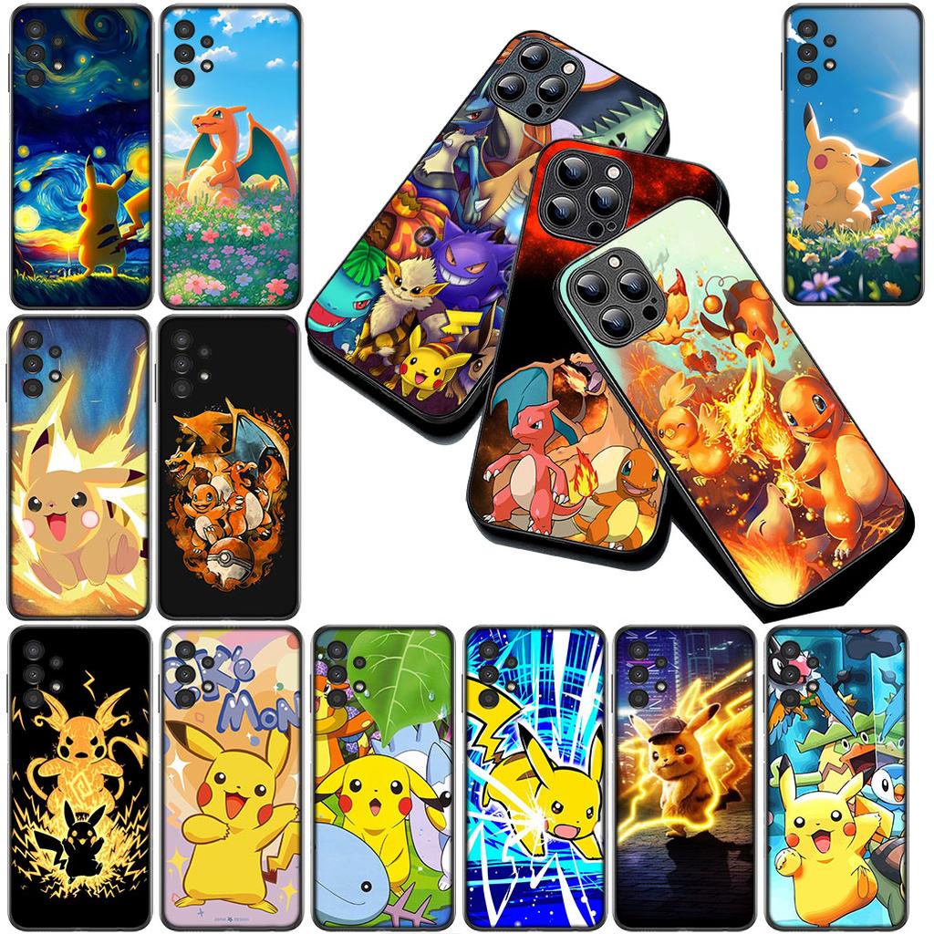 Cover for Motorola Moto Edge 70 60 Fusion NEO Pro G56 G96 G04 G05 20 G Stylus Casing Phone Case P-Pokemons Charmander P-Pikachus