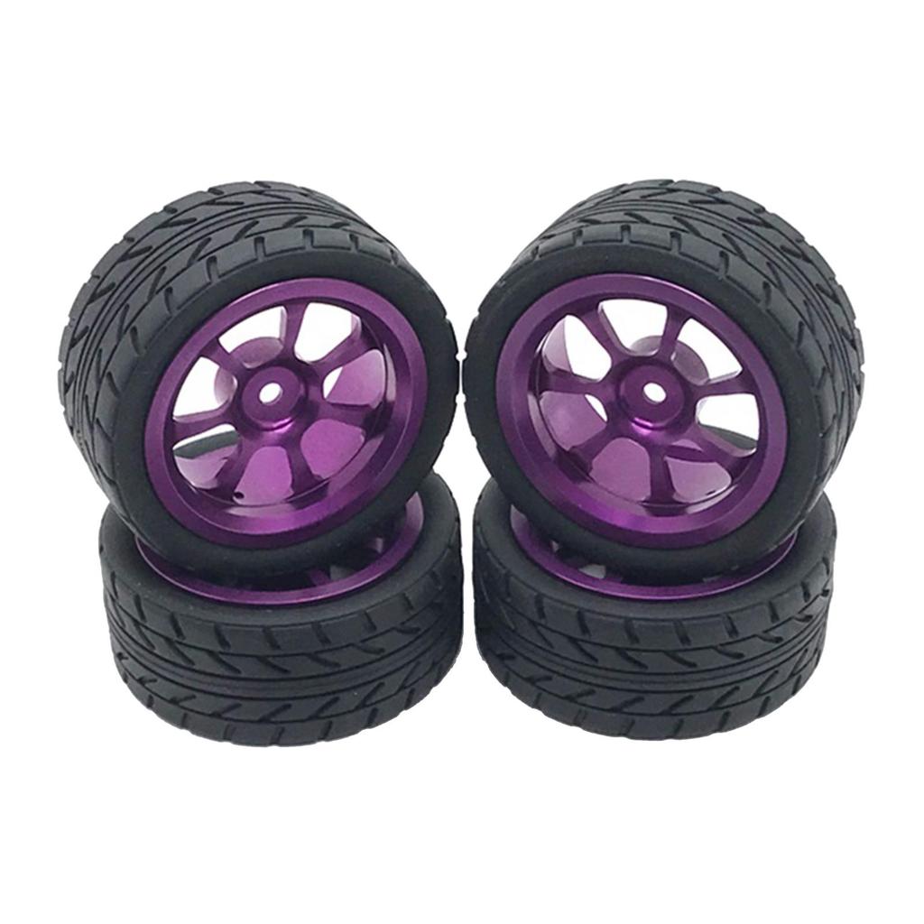 4pcs/set RC Car Tires Wheel Rims Set for WLTOYS 144001 RC Crawler Car DIY Modification Replacement