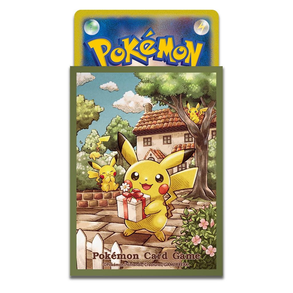 Pokémon Center Original Pokémon Trading Card Game Deck Shield: Pikachu's Gift [Green]