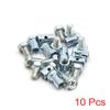 10/20/25/30/40/50/70/100pcs 5mm Thread Dia 15 x 8mm Brake Cable Wire Solderless Nipple Screw Silver Screw For Motorcycle