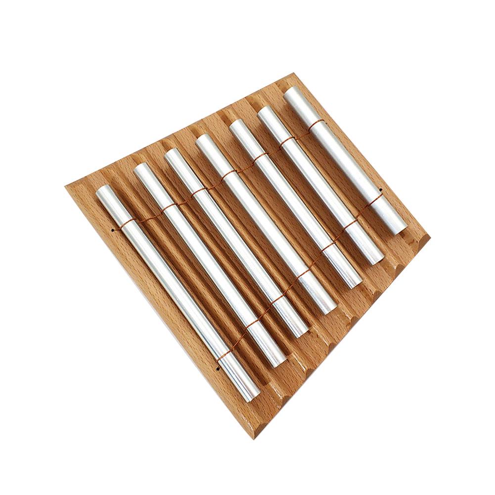 Wooden 7 Tone Chime Xylophone Percussion Instrument Kids Musical Toy