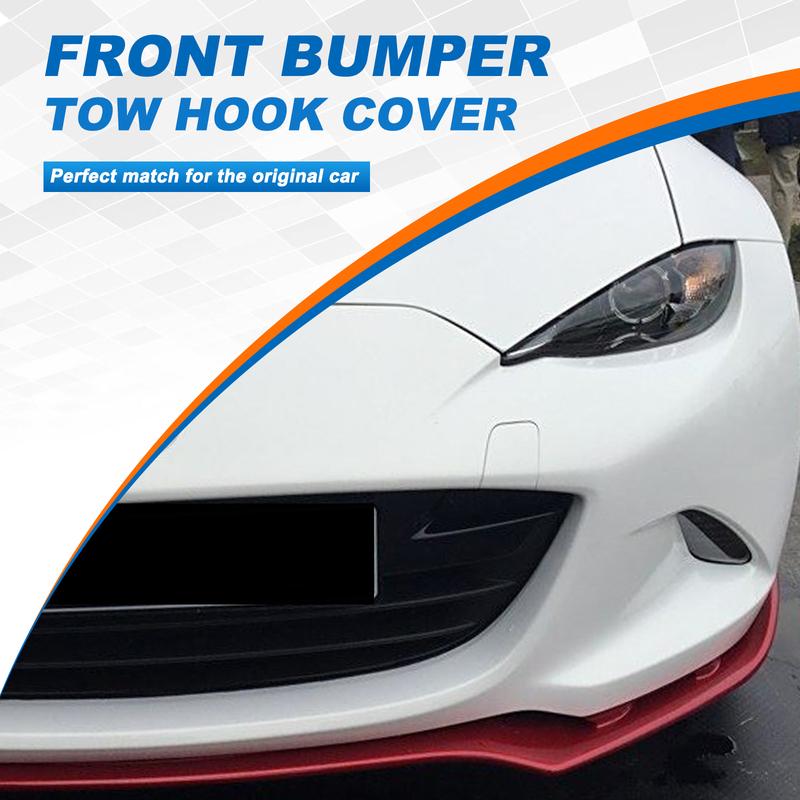 Front Bumper Tow Hook Cover Cap For Mazda MX-5 Miata Mk3 2016 2017 2018 2019 2020 2021 2022 2023 N24350A11