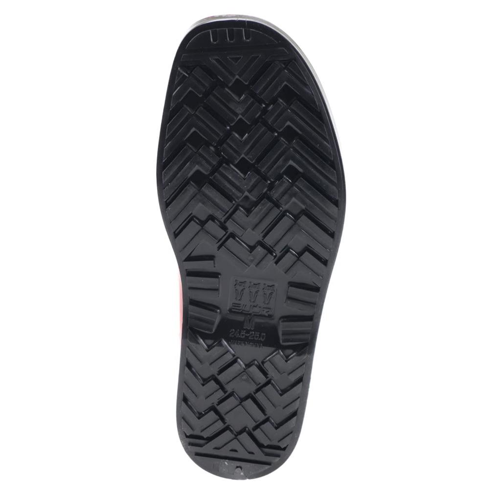 Galec PVC Integrally Molded Fishing Red Medium [Mitsuuma] Men's Boots, Anti-slip, Oil-resistant, Antibacterial, No.7070,