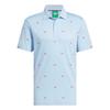 Originals Trefoil SS25 Golf Fashion Comfortable Versatile Short Sleeve Polo Shirt Men Polo Shirts Sky-Blue JM8260