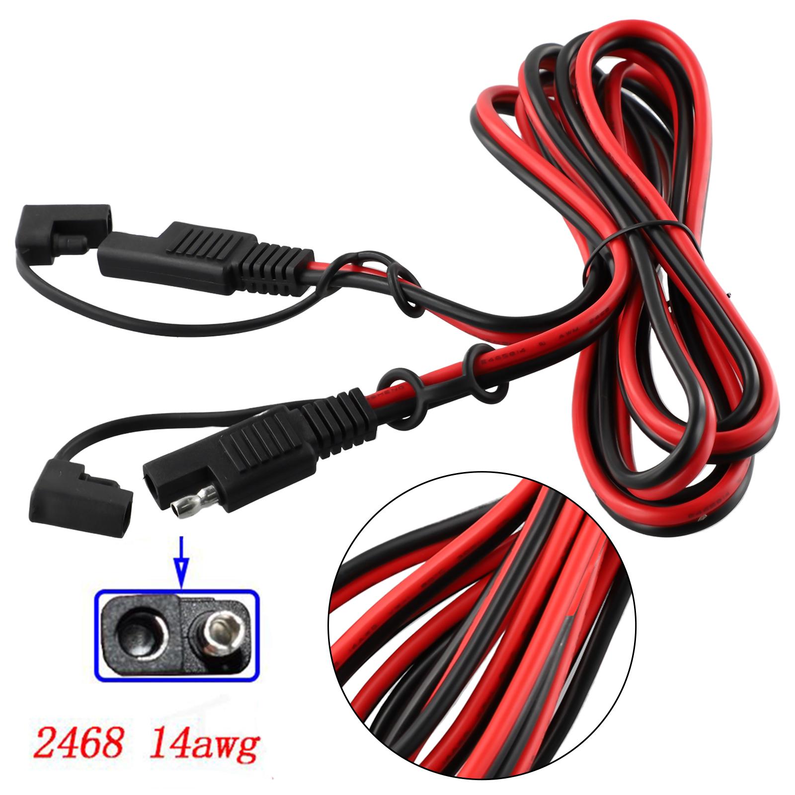 

Sae Extension Cable With Cover SAE To SAE Extension Cable 14AWG Quick Disconnect Wire Harness SAE Connector Connector Cable China Mainland