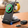 3in1 Wireless Charger Charging Station with MagSafe - Black