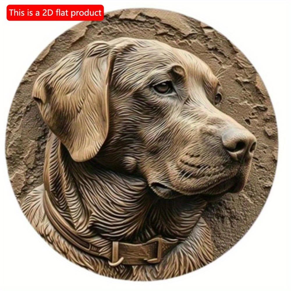 1 szt. 2d płaski okrągły drewniany znak- 20 cm sypialnia sztuczna rzeźba lodowa dekoracja okna wieniec znak dekoracja prezent Shih Tzu motyw dekoracja