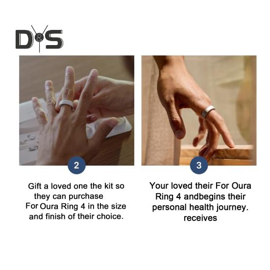 Ringgrößen-Set 4-teilig Ringmessschieber zur Größenbestimmung Geeignetes Ringmaßwerkzeug Fingermaßwerkzeug für Heiratsantrag Tägliches Tragen