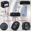 10GA Car Audio Speakers Wiring Kit Subwoofer Amplifier 1500W Installation Wire 60A Fuse Holder Cable Vehicle Modification Parts