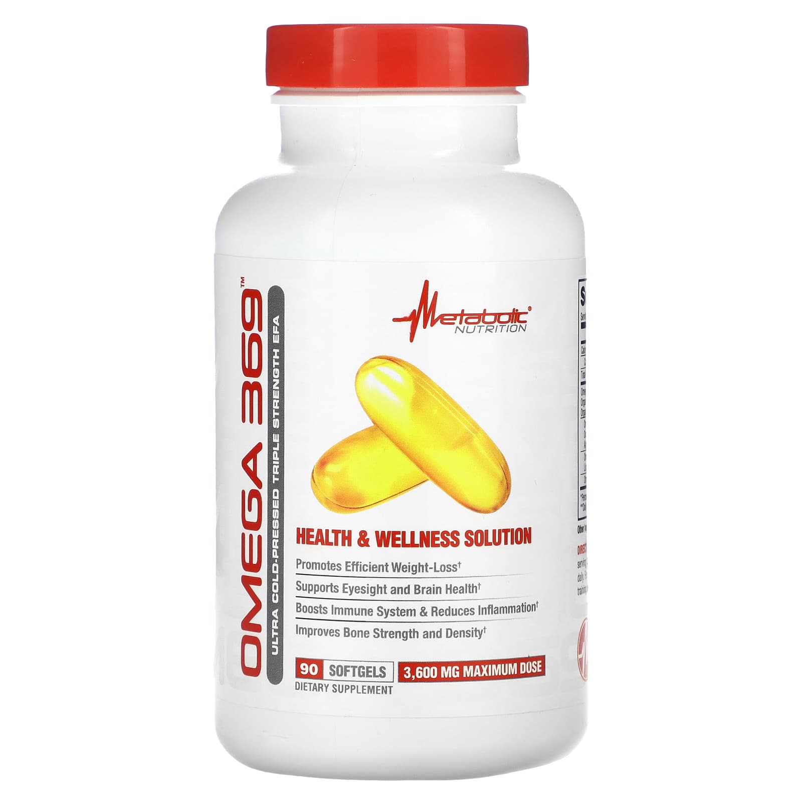 

Omega 369, 90 Softgels (1,200Mg per softgel)