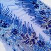 Mesh Bottom Flower Embroidery Patch Floral Design Lace Trim Sew On Floral Patch Sew On DIY Embroidery Flower Patch