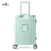 TOBERLIR Aluminum Frame Spinner Hardshell Luggage