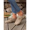Damen Retro Flache Schnürschuhe Damen Frühling und Sommer Neu Bequeme Flache Runde Zehenpartie Freizeitschuhe