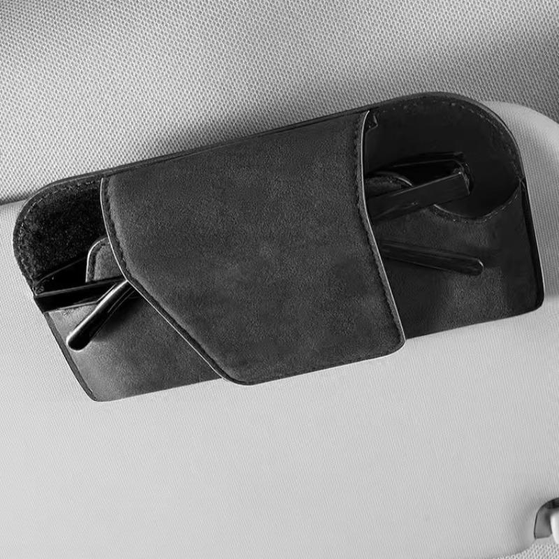 Sun Visor Sunglasses Clip Glasses Case Sunglasses Frame Box Car Sun Visor Glasses Case Clip Magnetic Stable Glasses Storage Box