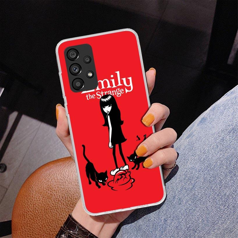 Comics Emily The Strange Phone Case For Samsung Galaxy A17 A16 A15 A14 A13 A57 A56 A55 A54 A53 A37 A36 A35 A34 A33 A26 A25 A24 A