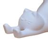 Stretching Cat Cell Phone Stand 3D Printed Cartoon Cat Statue Smartphone Stand for Home Office Desktop Decor