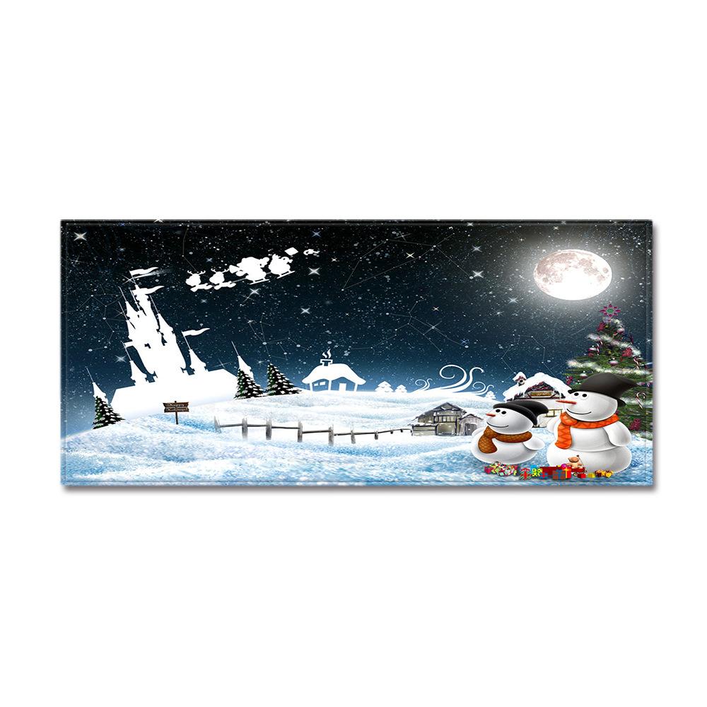Christmas Kitchen Sand Carpet Doormat Long Floor Mat