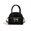 Fashionable Bow Decoration Small Bag for Women Hand Designer Luxury Brand PU Leather Shoulder Bag Lady Solid Color Crossbody Bag