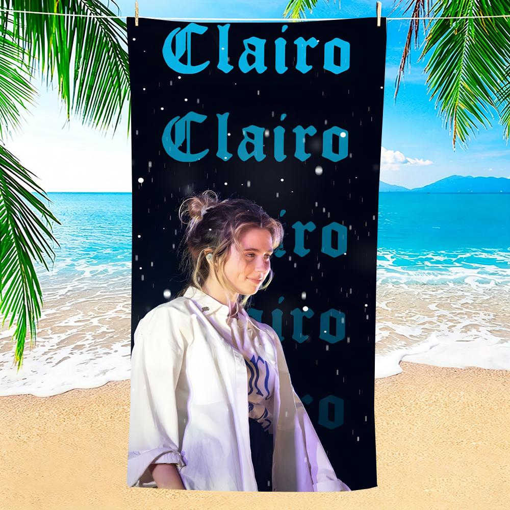 Towel Microfiber Beach Towel, Quick-Dry, Sand-Free, Ultra-Fine Fiber, Super Soft. C-Clairo Claire Cottrills