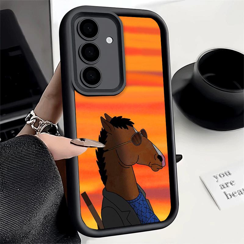 Phone Case for Samsung Galaxy A17 A16 A15 A14 A13 B-BoJack H-Horseman Funny A56 A36 A26 A55 A35 A25 A54 A34 A24 A53 A33 A23 A07