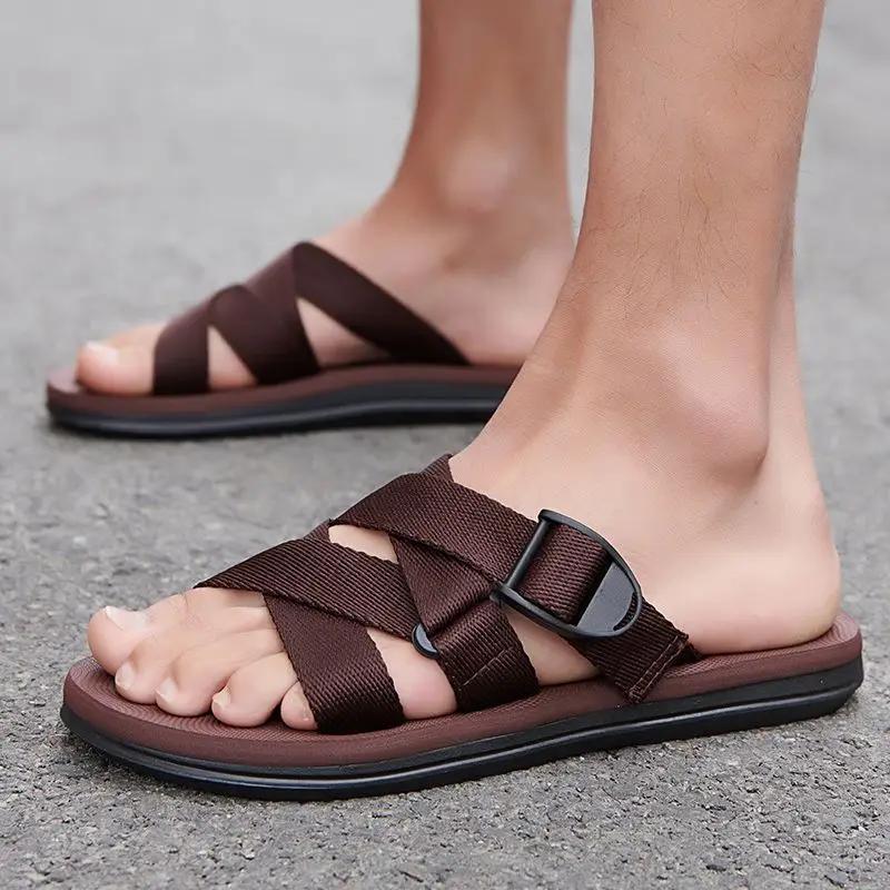 Male Slipper Flat Beach Men's Shoe Eva Rubber Slides Fun Casual Y2k Trend 2025 Comfortable Summer Sale Designer Luxury