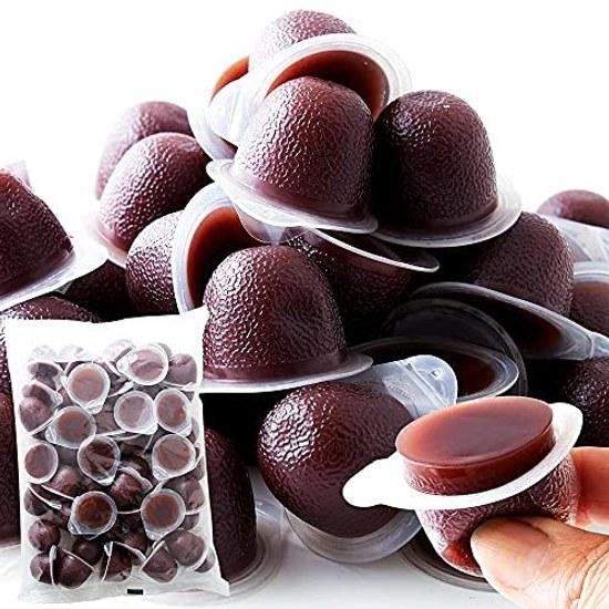Natural Life Bite-Sized Mini Mizu Yokan (50 pieces) Japanese sweets Water Bulk Red bean paste Koshian (Azuki)