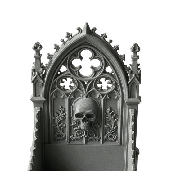 Storage Box Gothic Style with Hollow Patterns And Engraved Design Organizer for Aromatherapy Crystals Bracelets