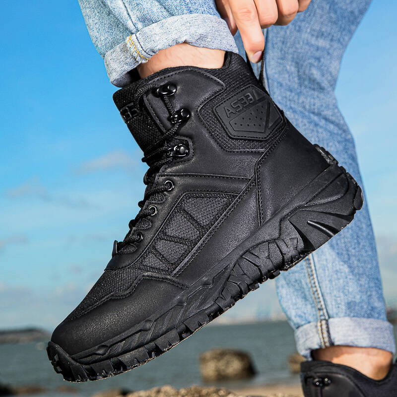 Men's Boots Outdoor Ankle Boots Non-slip Hiking Boots High Quality Sports Shoes Wear-resistant Jungle Trekking Size 39-47