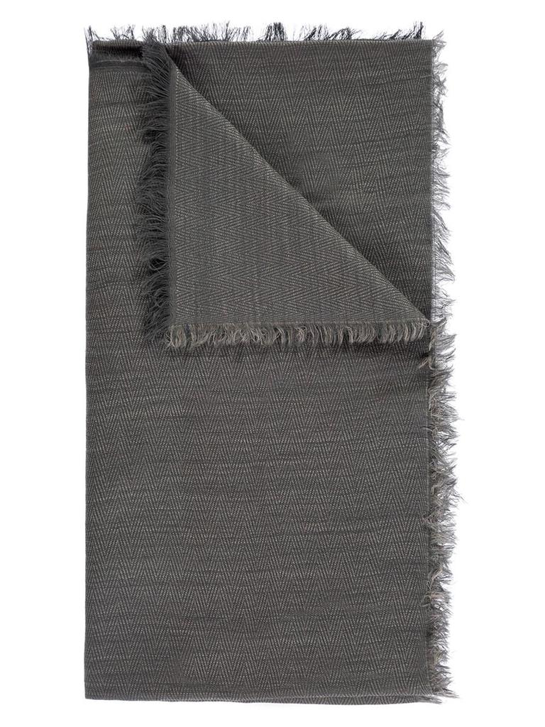 Women' gray Passigatti scarf
