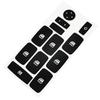 For Fiat Croma Window Button Decal Repair Sticker for Worn Push Button Switch