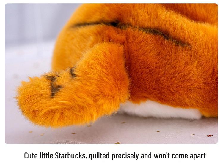 Large Plush Simulation Tiger Pillow for Children – Little Tiger Doll Zoo Gift