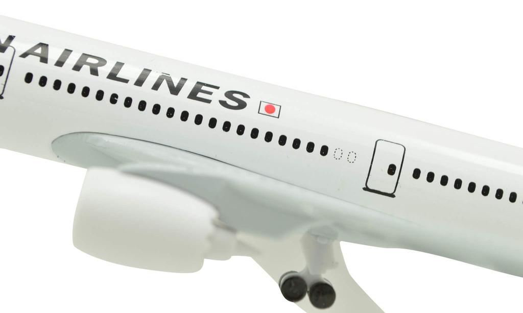 TANG DYNASTY Standard Version Japan Airlines B787 Alloy Airplane Model Toy 1/400