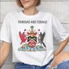Trinidad and Tobago Flag Football Printed T Shirt Unisex Unisex Cotton Tee Shirt Clothes