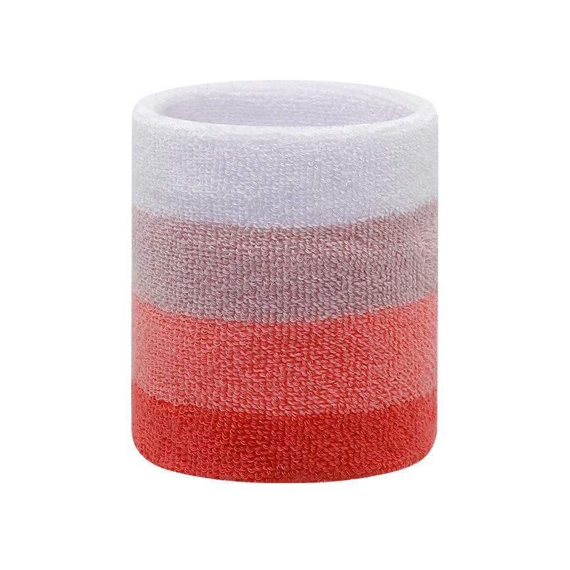 Women's Cotton Wristband with Logo - Sweat-Absorbent Support for Badminton & Fitness