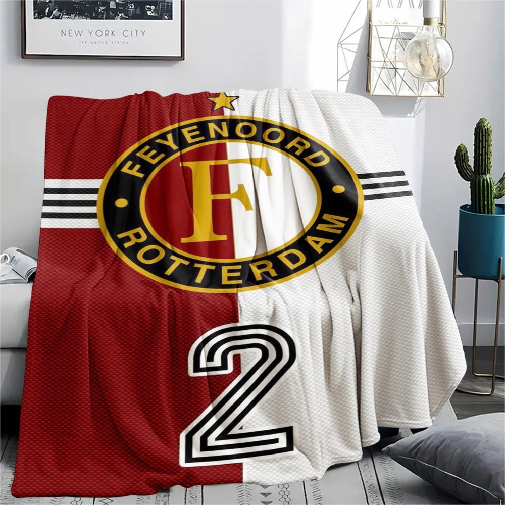 1pc Feyenoord Print Flannel Blanket, High Quality Comfortable for All Seasons, Home Decor, Warmth and Comfort, Perfect for Christmas Gifts53